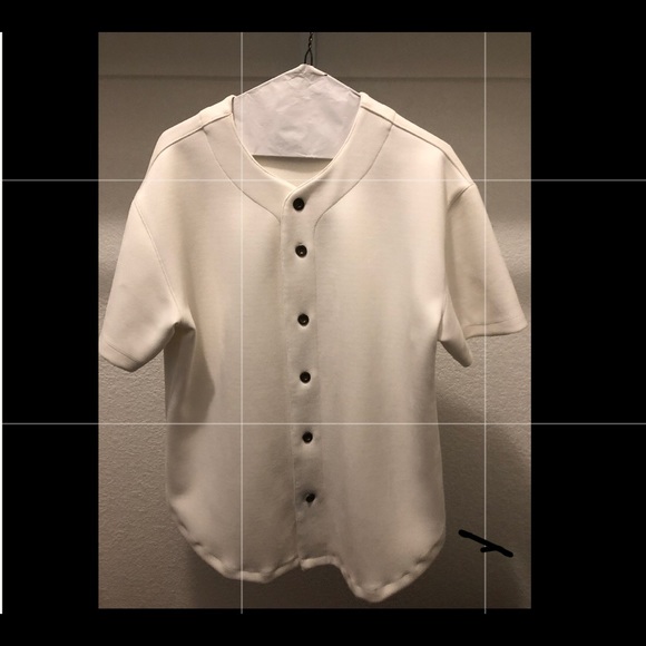 White All-Suede Jersey - Picture 1 of 3